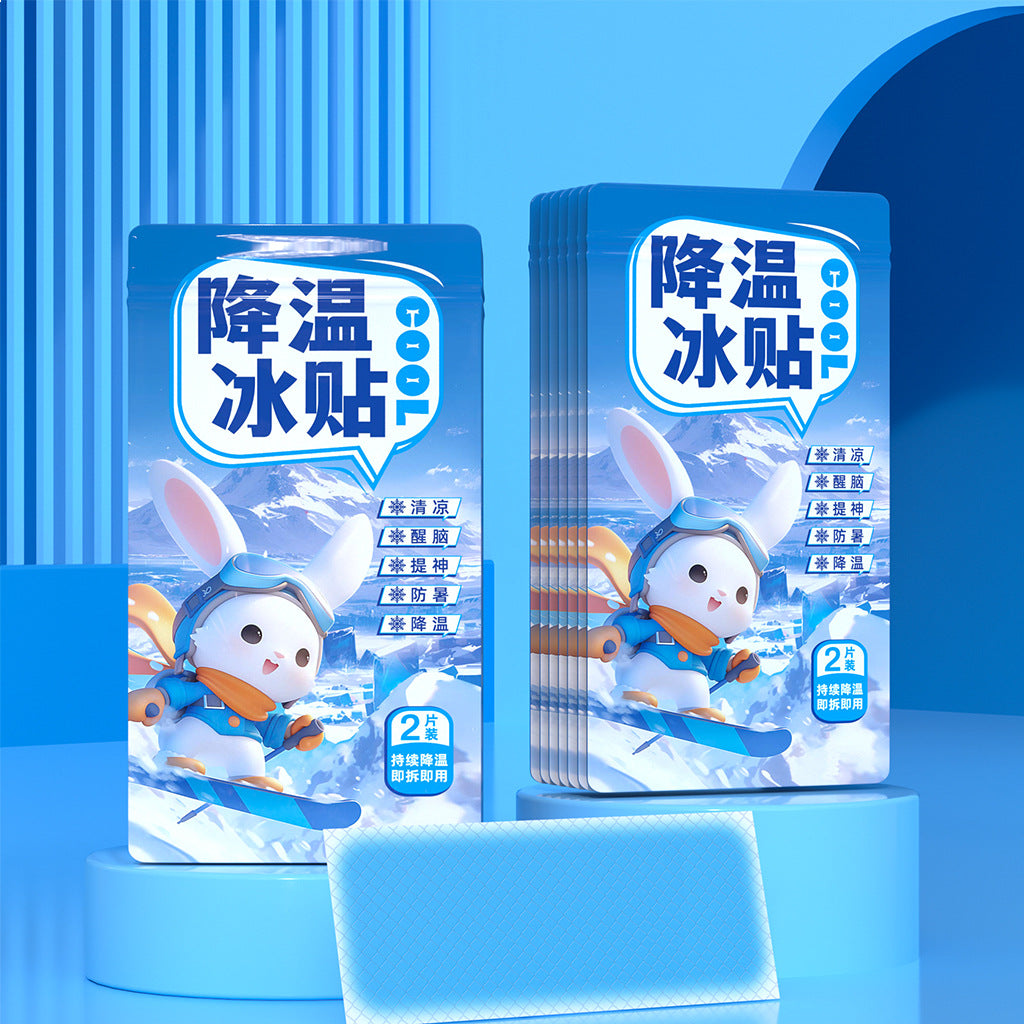 Cooling Ice Patches, Heat-Reducing Ice Patches, Summer Fishing Patches to Prevent Heatstroke, Refreshing Patches, Mobile Phone Cooling Patches, Cooling Patches for Student Military Training - image 3