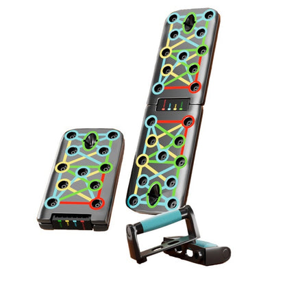 Push-Up Board Trainer for Home Use, Abdominal Muscle Exercise Folding Stand Board, Indoor Training Pull Rope Exercise Fitness Stand - image 3