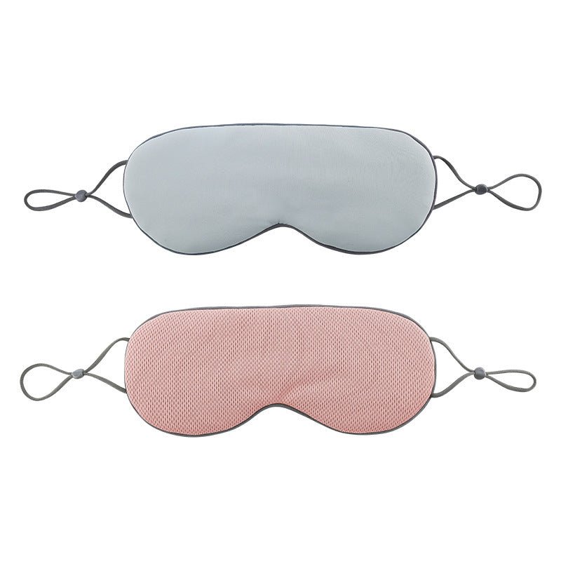 Double-Sided Warm and Cool Sleep Eye Mask, Light-Blocking, Breathable Ice Silk Eye Mask, Adjustable Size, Unisex, Suitable for Lunch Break Eye Protection - image 5