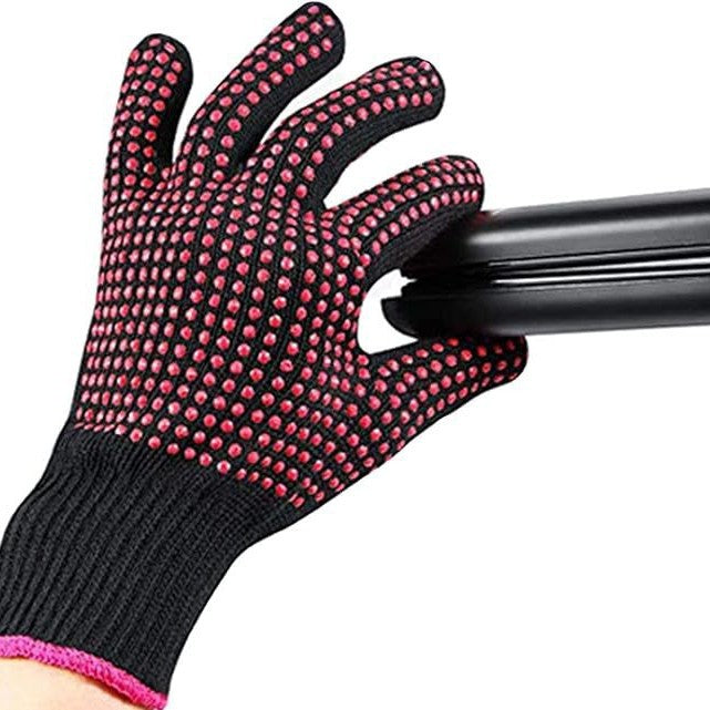 Heat-Resistant Anti-Scalding Dispensing Gloves for Hairdressing, Heat-Resistant Hairdressing Tools, Straightening and Curling Iron Accessories, Anti-Scalding Gl - image 1