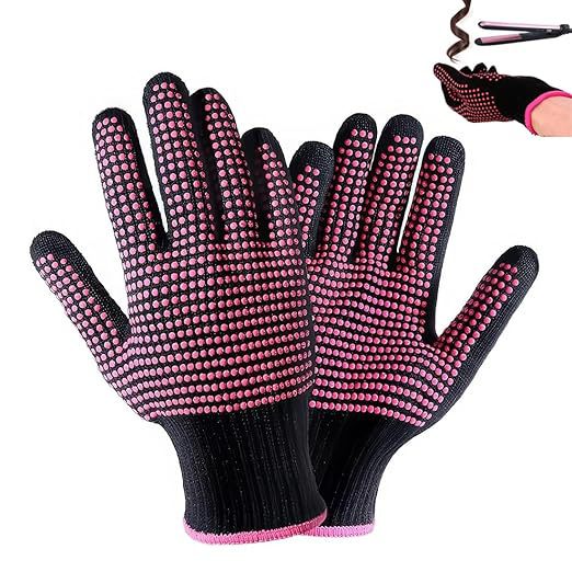 Heat-Resistant Anti-Scalding Dispensing Gloves for Hairdressing, Heat-Resistant Hairdressing Tools, Straightening and Curling Iron Accessories, Anti-Scalding Gl - image 2