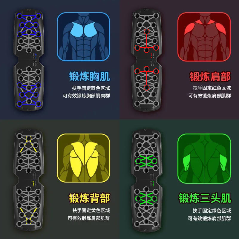 New Multifunctional Push-Up Training Board, Home Auxiliary Support Device for Exercising Chest Muscles and Abdominal Muscles, Fitness Training Equipment for Muscle Growth - image 4