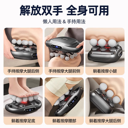 Factory-Delivered Chigo 22-Head Fascia Gun Muscle Massager Neck, Shoulder, Waist and Back Deep Relaxation Full Body Massager - image 3