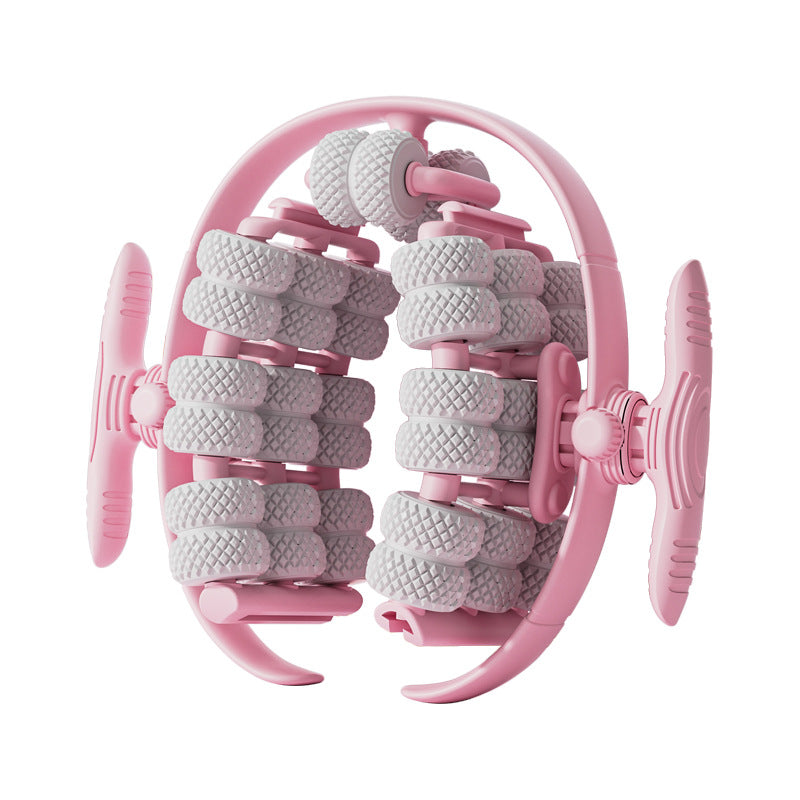 40-Wheel New Detachable Ring Leg Clamp Yoga Wheel Roller Leg Deep Muscle Relaxation Fitness Massage Equipment - image 5