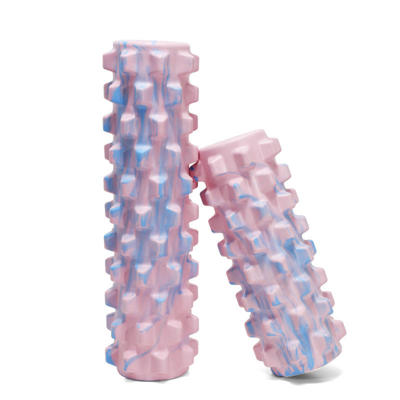 High Hardness Solid Langya Stick Yoga Column Fitness Foam Shaft Muscle Relaxation Massage Roller Mace Roller - image 2