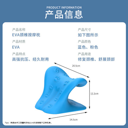 Newly Upgraded C-Shaped Cervical Massage Pillow for Stretching and Correcting Shoulder and Neck Posture, Relieving Hunchback Curvature, Gravity Acupressure Cerv - image 4