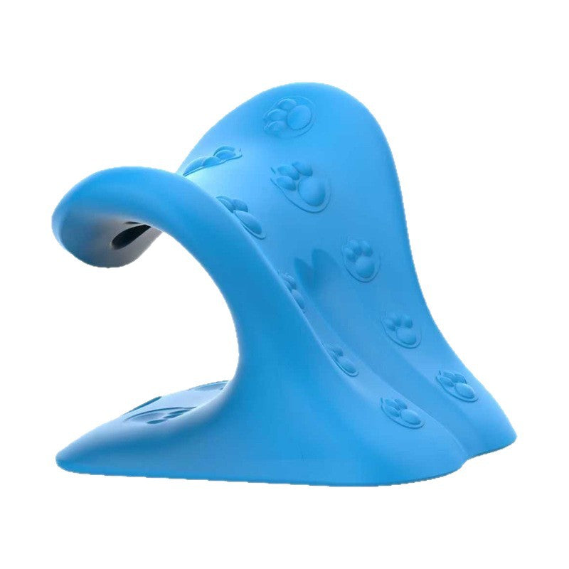 Newly Upgraded C-Shaped Cervical Massage Pillow for Stretching and Correcting Shoulder and Neck Posture, Relieving Hunchback Curvature, Gravity Acupressure Cerv - image 5