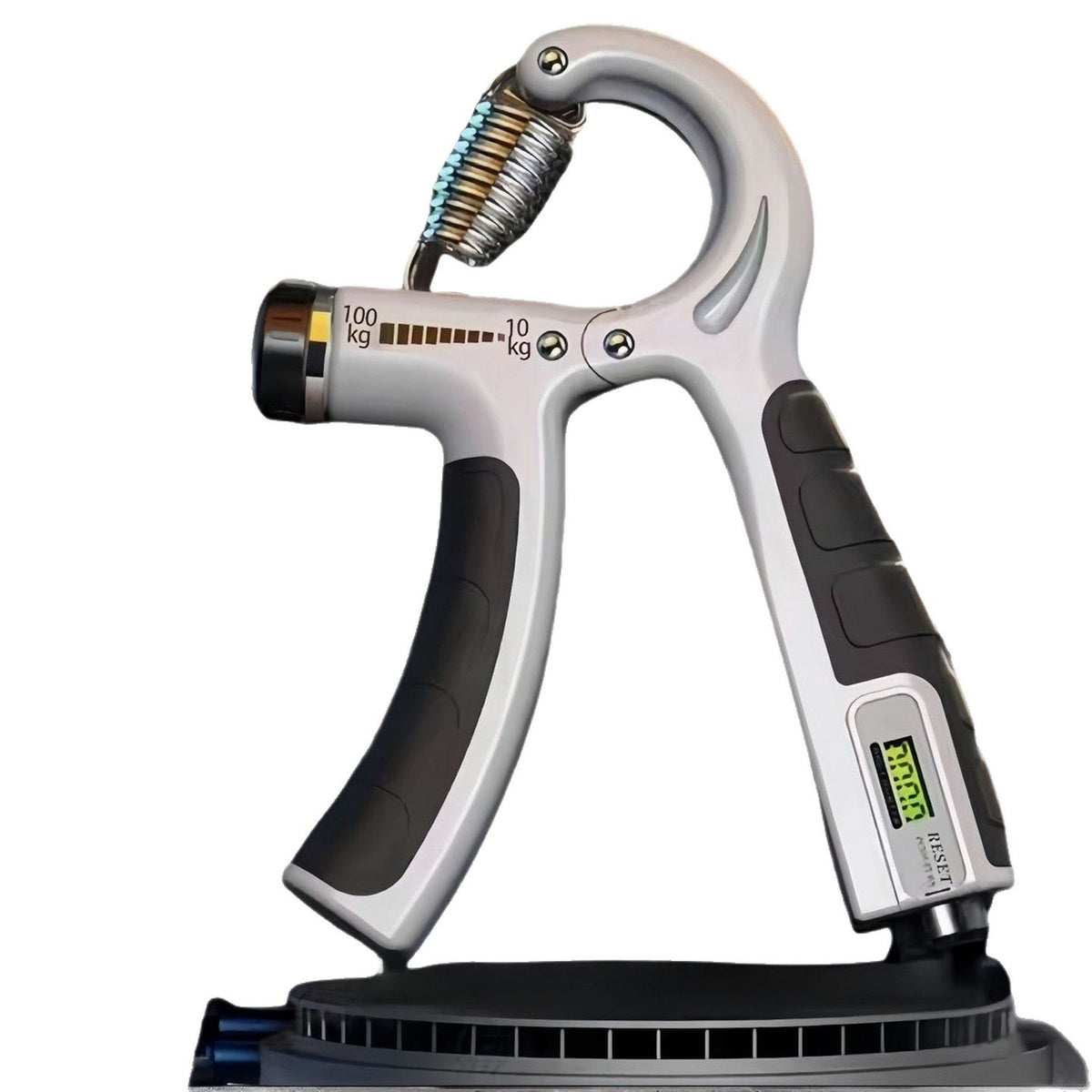 Intelligent Counting 10-100kg Adjustable Grip Strength Device, Unisex Sports Fitness Hand Muscle Strength Device - image 5