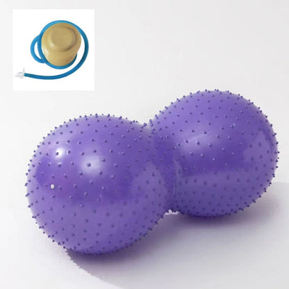 New Pvc Thickened Explosion-Proof Massage Peanut Ball Cylindrical Massage Yoga Ball Children's Sensory Integration Training Sports Equipment - image 2