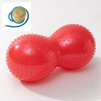 New Pvc Thickened Explosion-Proof Massage Peanut Ball Cylindrical Massage Yoga Ball Children's Sensory Integration Training Sports Equipment - image 3