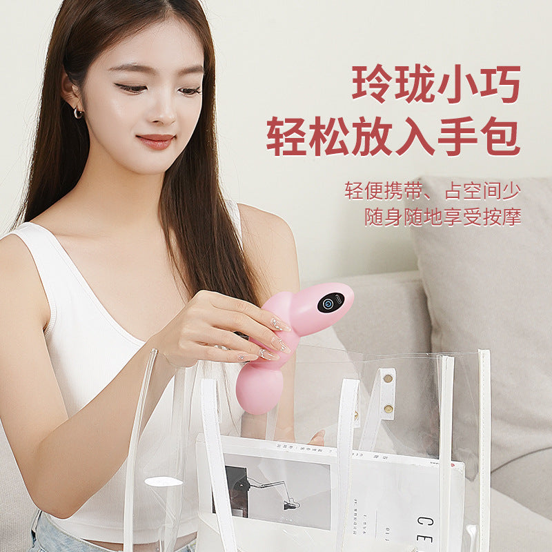 Fascia Gun Home Muscle Relaxation Cervical Spine Vibration Massager Multi-Function Hammer Fully Automatic Artifact Silent Mini - image 2