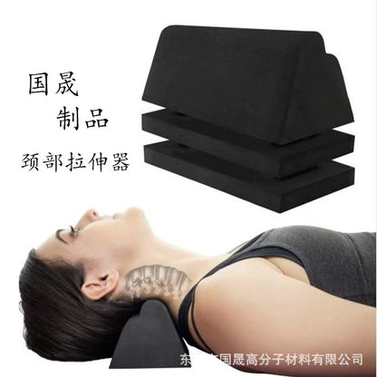 Manufacturer's In-Stock Eva Massage Pillow Neck and Shoulder Stretcher for Cervical Spine Relief, Adjustable Height, Therapy Neck Support - image 2
