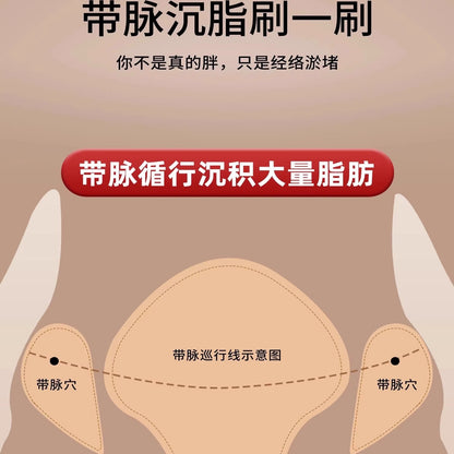 Sandalwood Meridian Brush, Belly, Head Comb, Leg and Back Scraping, Whole Body Universal Belt Pulse Dredging Massage and Abdominal Rubbing Tool - image 2