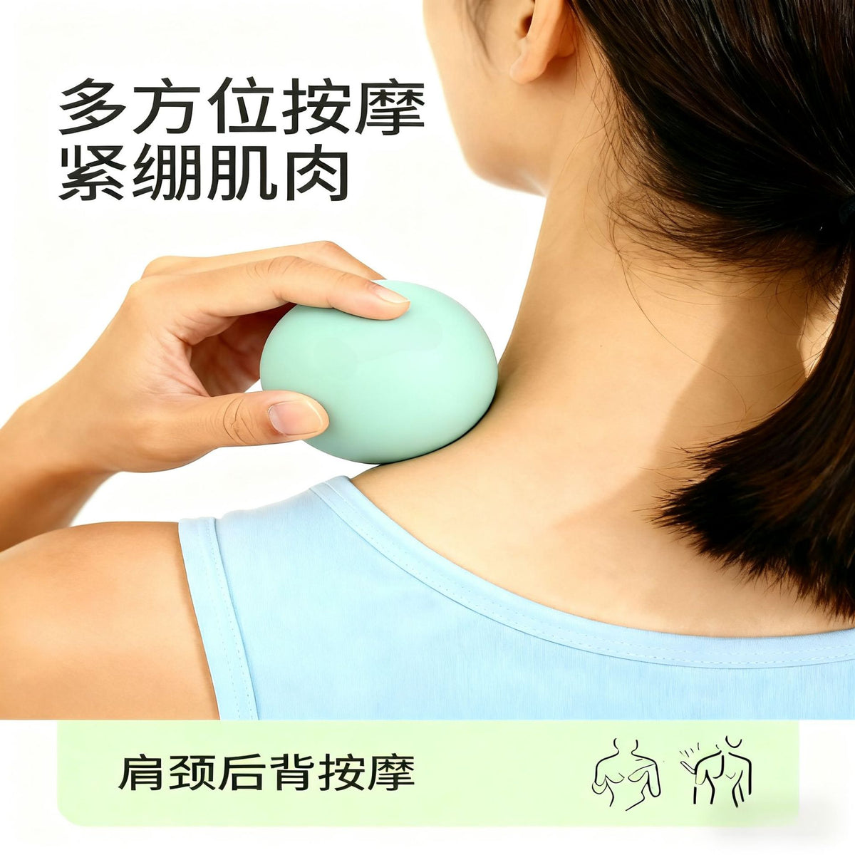Fascia Ball Silicone Massage Ball Single Ball Relaxes Muscles Head, Feet and Legs 50mm 63mm 90mm Foot Massage Ball - image 4