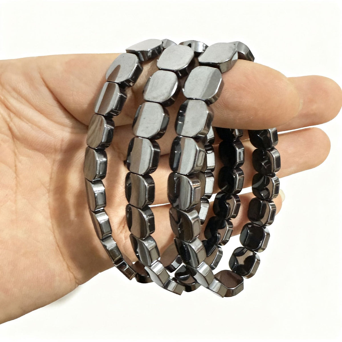 Cross-Border Amazon Health Care Bracelet Brazilian Black Pyrite Magnetic Therapy Bracelet Health Care Couple Gift - image 2