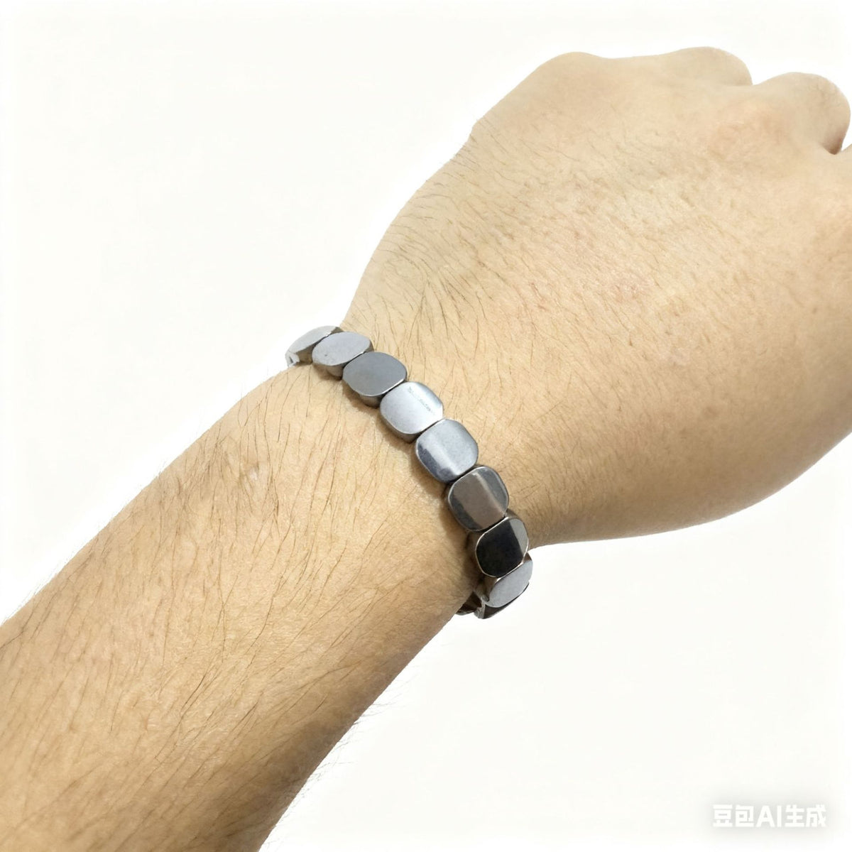 Cross-Border Amazon Health Care Bracelet Brazilian Black Pyrite Magnetic Therapy Bracelet Health Care Couple Gift - image 4