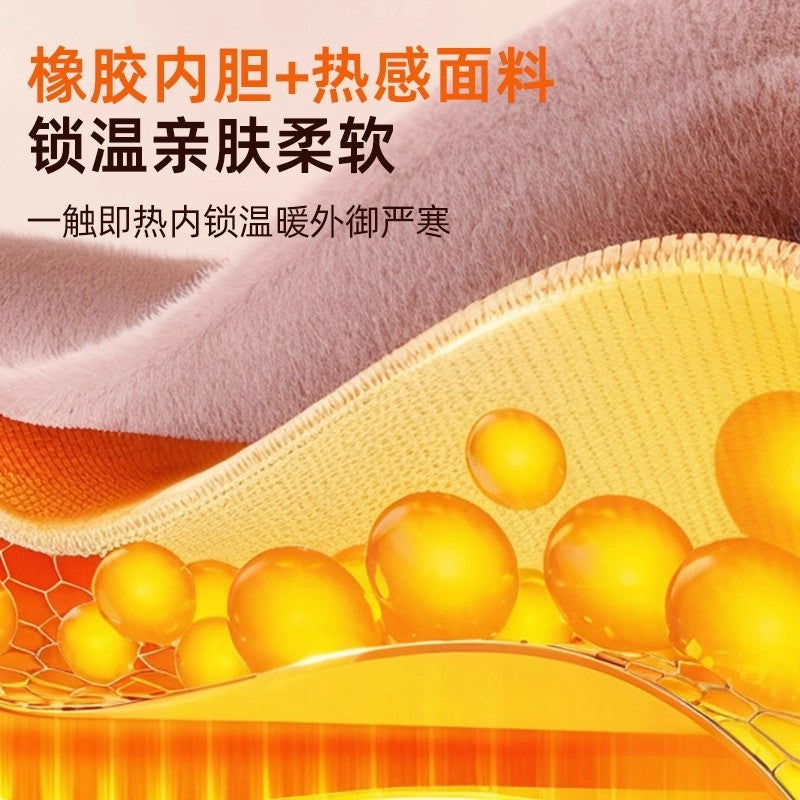 Cross-Border Pvc Long Hot Water Bottle Plush Extra-Large Hand Warmer Water Bag Explosion-Proof for Stomach Warming Student Bed Warmer Body Warmer - image 3