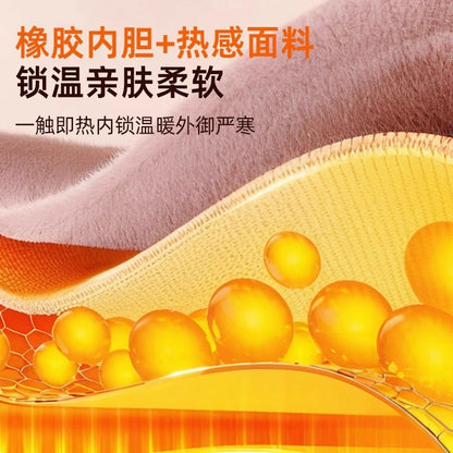 Cross-Border Pvc Long Hot Water Bottle Plush Extra-Large Hand Warmer Water Bag Explosion-Proof for Stomach Warming Student Bed Warmer Body Warmer - image 3