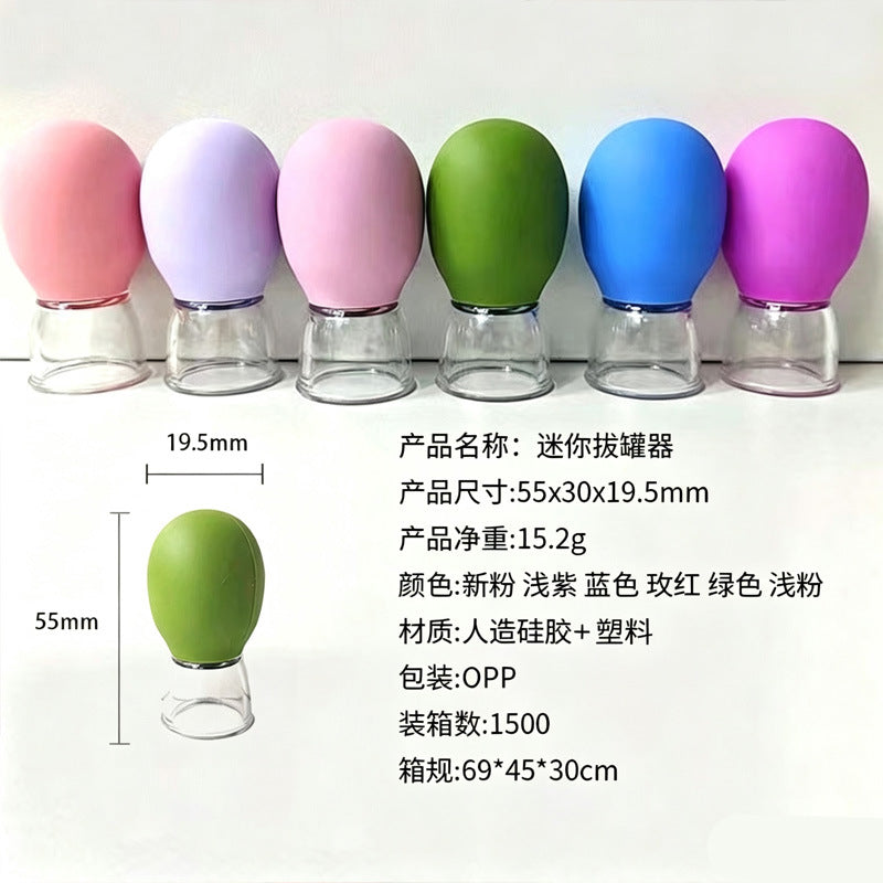 Facial Cupping Device, Silicone Vacuum Cup, Face Lifting, Tendon Pulling, Cupping Massage, Meridian Dredging - image 4