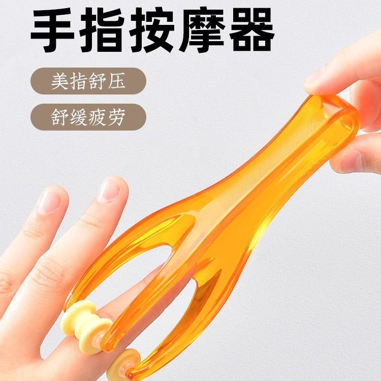 Finger Massager Relieves Joint Pain, Roller Massage Clip, Elastic Massage Clip, Cares for Finger Meridian Artifact - image 1