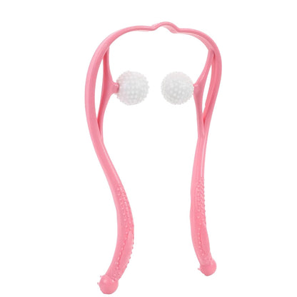 # Manual Cervical Spine Massager Neck Shoulder and Neck Roller Meridian Clip Neck Handheld Massage Cervical Spine Gadget - image 5