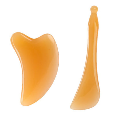 Resin Scraping Stick, Facial Scraping Board, Facial Gua Sha Board, Eye Acupoint Stick, Head Therapy Massager - image 5