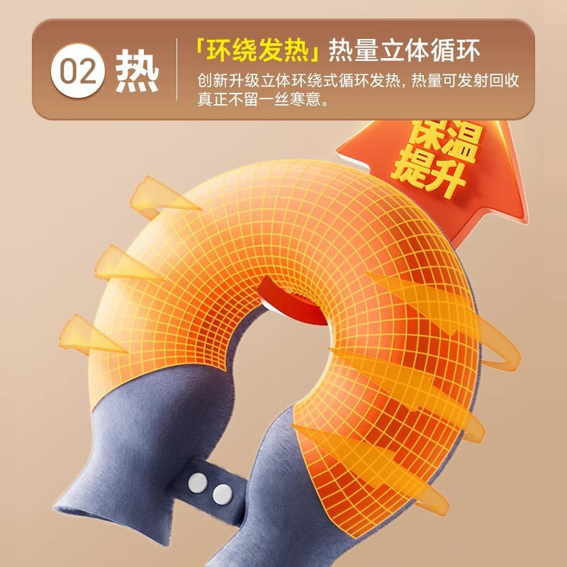 Special Hot Water Bottle for Cervical Spine, Water-Filled Hot Water Bottle, Hot Compress for Neck, Hanging Shoulder, Shoulder, Neck, Head, Neck Scarf, U-Shaped Pillow - image 2