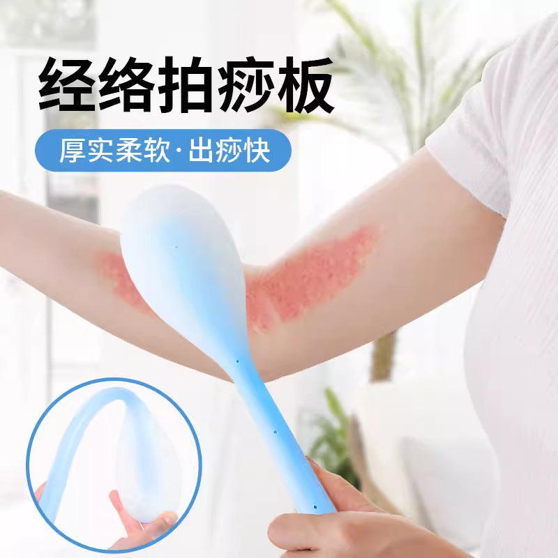 Silicone Meridian Tapping Board, Tapping Stick for Shoulder and Neck Massage, Hammer for Back and Leg Massage, Health Care Tool - image 2