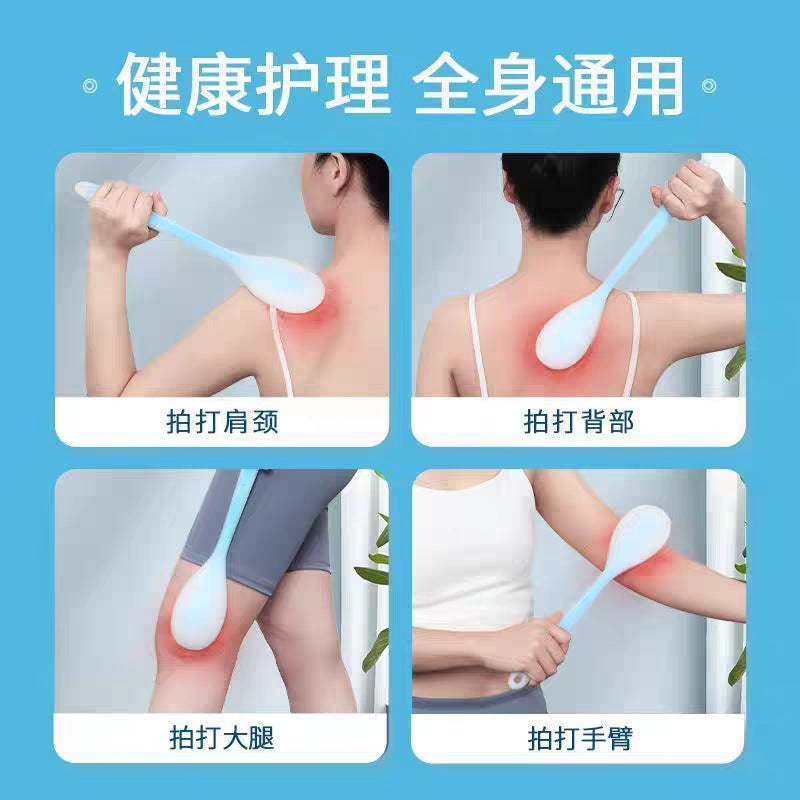 Silicone Meridian Tapping Board, Tapping Stick for Shoulder and Neck Massage, Hammer for Back and Leg Massage, Health Care Tool - image 4