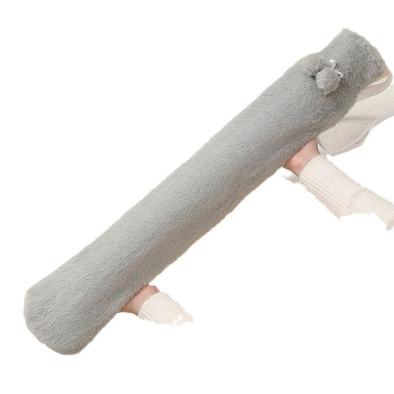 Long Multifunctional Hot Water Bottle, Water-Filled Hand Warmer, Belly Application, Explosion-Proof, Cute Plush Girl's Quilt Warmer - image 5