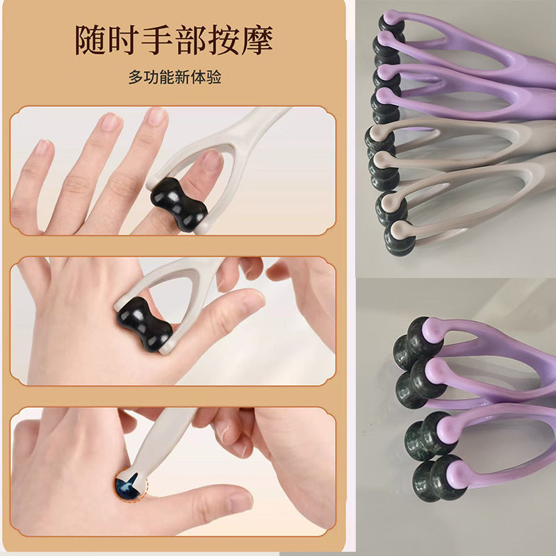Finger Massager Joint Massage Roller for Scraping Fingers, Meridian-Clearing Device, Multifunctional Clip, Slimming and Lengthening - image 3