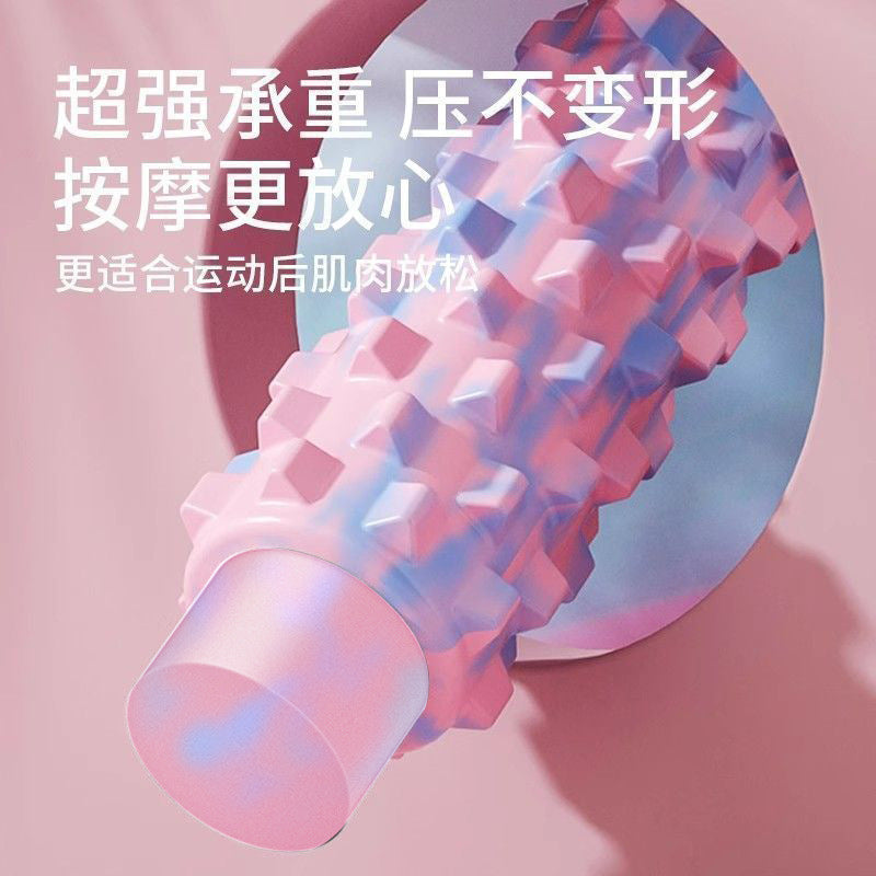 Solid Foam Shaft Mace Muscle Relaxation Professional Roller Yoga Pilates Massage Roller Back Slimming Legs Beginners - image 2