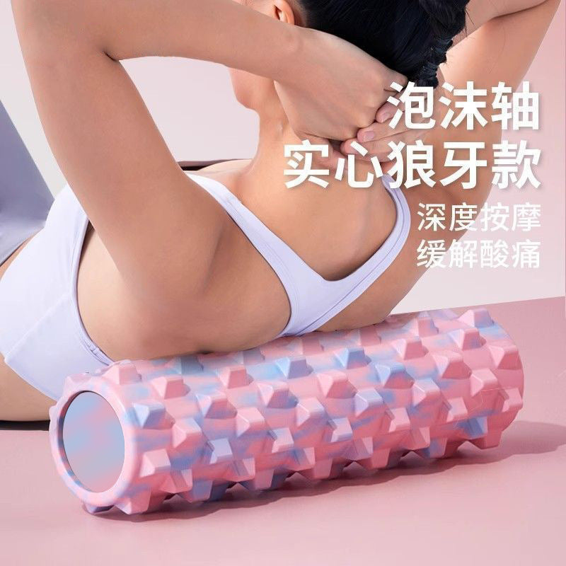 Solid Foam Shaft Mace Muscle Relaxation Professional Roller Yoga Pilates Massage Roller Back Slimming Legs Beginners - image 3