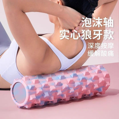 Solid Foam Shaft Mace Muscle Relaxation Professional Roller Yoga Pilates Massage Roller Back Slimming Legs Beginners - image 3