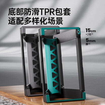 Sports Push-Up Bracket Men's Home Abdominal Muscle Wheel Training Arm Chest Muscle Fitness Equipment S-Type Abdominal Muscle Training Set - image 4