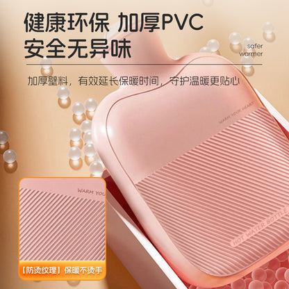 Hot Water Bottle Filled with Water for Hot Compress to Warm the Belly, Hot Water Bottle Filled with Water, Explosion-Proof Hand Warmer Filled with Water, Hot Wa - image 3
