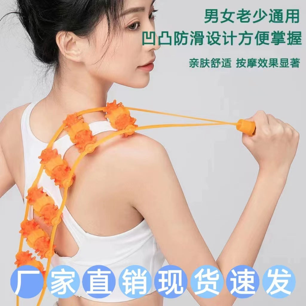 Back-Stretching Roller Massage Device for Shoulder and Back Opening, Handheld New Model for Cervical and Lumbar Massage - image 1