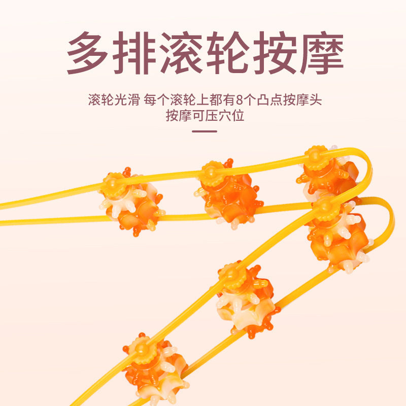 Back-Stretching Roller Massage Device for Shoulder and Back Opening, Handheld New Model for Cervical and Lumbar Massage - image 2