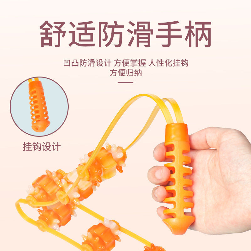 Back-Stretching Roller Massage Device for Shoulder and Back Opening, Handheld New Model for Cervical and Lumbar Massage - image 3