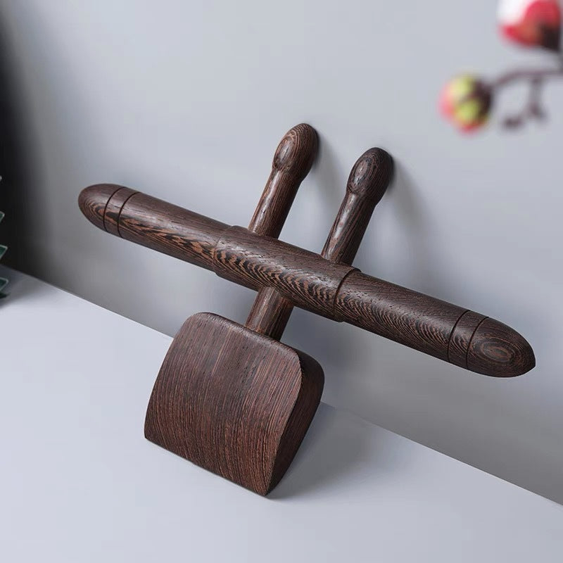 Chicken Wing Wood Lifting Scraper Handheld Scraping Scraper Back Rolling Massage Stick Full Body Meridian Acupuncture Point Push Back Tendon Pulling Stick - image 2