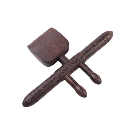 Chicken Wing Wood Lifting Scraper Handheld Scraping Scraper Back Rolling Massage Stick Full Body Meridian Acupuncture Point Push Back Tendon Pulling Stick - image 5