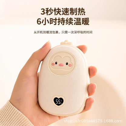 New Hand Warmer Mobile Charger Two-In-One Girl's Baby Warmer Birthday Portable Baby Warmer Portable Winter Mini - image 3