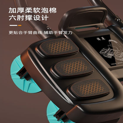 Abdominal Wheel Automatic Rebound 2025 6 Elbow Support 4 Wheel Abdominal Wheel Abdominal Muscle Wheel Home Abdominal Roller Fitness - image 2