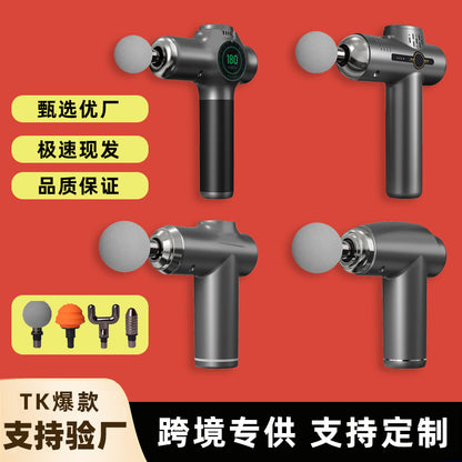 Cross-Border Mini Fascia Gun Professional-Grade Fitness Soothing Muscle Relaxation Massager Home Portable Fascia Gun - image 2