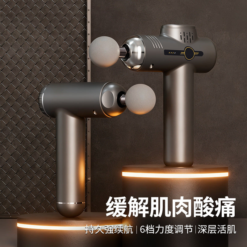 Cross-Border Mini Fascia Gun Professional-Grade Fitness Soothing Muscle Relaxation Massager Home Portable Fascia Gun - image 3