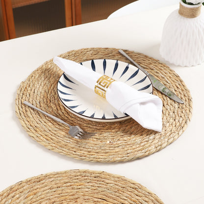 Straw Woven Placemats, Heat Insulation Mats, Cup Mats, Bowl Mats, Western-Style Placemats, Japanese-Style Table Mats, Round Seat Cushions, Pot Mats, Japanese-St - image 2