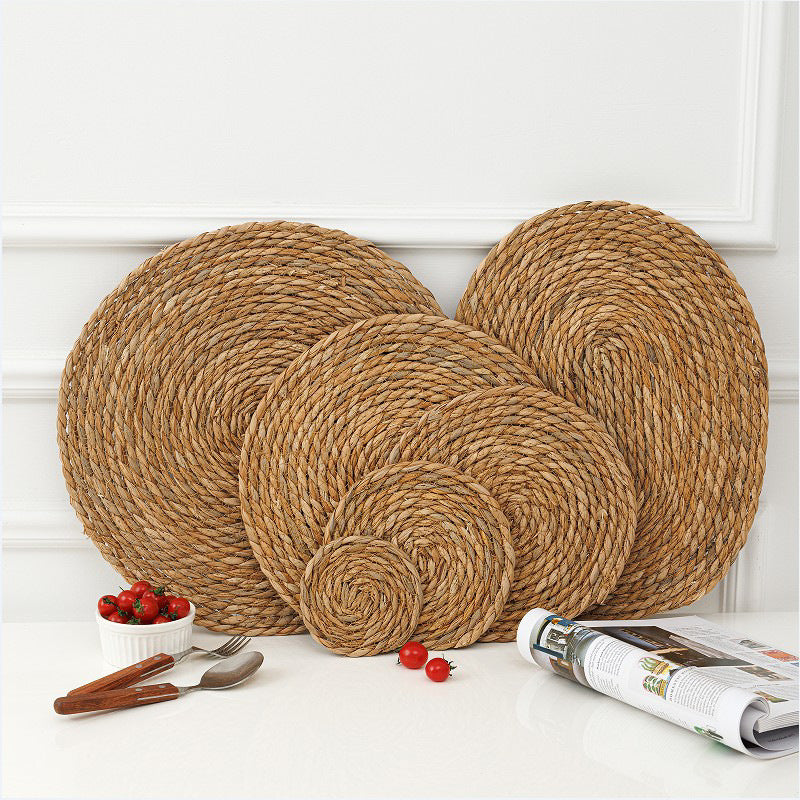 Straw Woven Placemats, Heat Insulation Mats, Cup Mats, Bowl Mats, Western-Style Placemats, Japanese-Style Table Mats, Round Seat Cushions, Pot Mats, Japanese-St - image 3