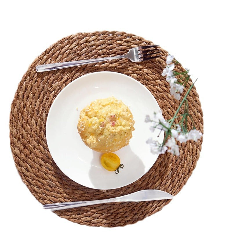 Straw Woven Placemats, Heat Insulation Mats, Cup Mats, Bowl Mats, Western-Style Placemats, Japanese-Style Table Mats, Round Seat Cushions, Pot Mats, Japanese-St - image 4