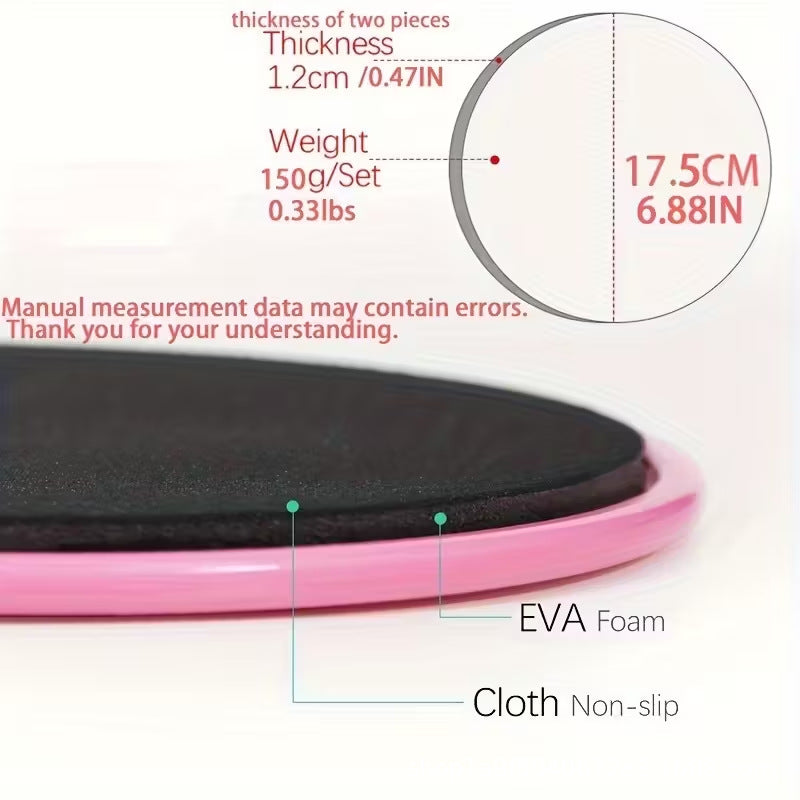 Yoga Abdominal Muscle Fitness Sliding Disc for Exercise Limb Coordination Ability Training Abdominal Muscle Sliding Disc Gym Equip - image 3