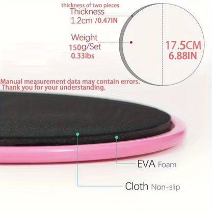 Yoga Abdominal Muscle Fitness Sliding Disc for Exercise Limb Coordination Ability Training Abdominal Muscle Sliding Disc Gym Equip - image 3